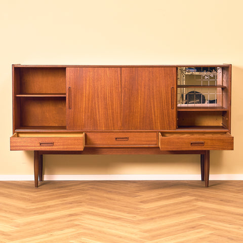 Danish highboard in teak