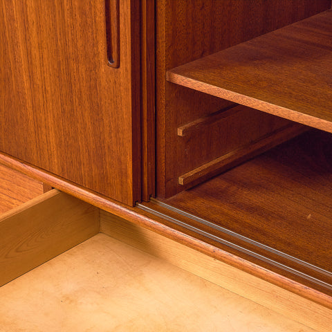 Danish highboard in teak
