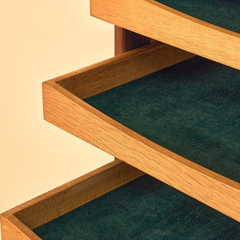 Danish highboard in Santos rosewood by Johannes Andersen for Skaaning Furniture