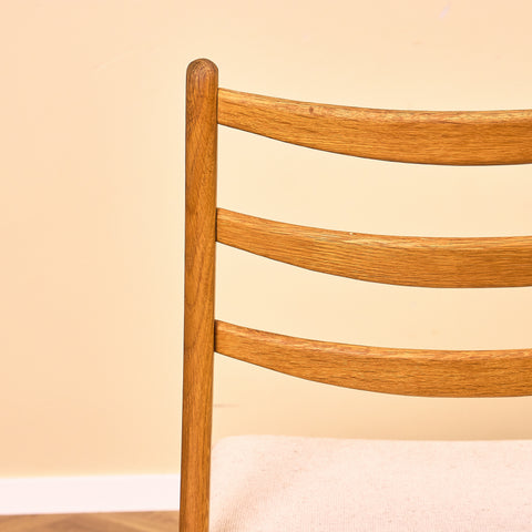 Swedish dining chairs in oak