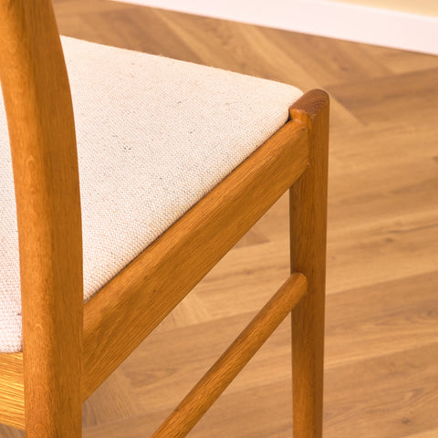 Swedish dining chairs in oak