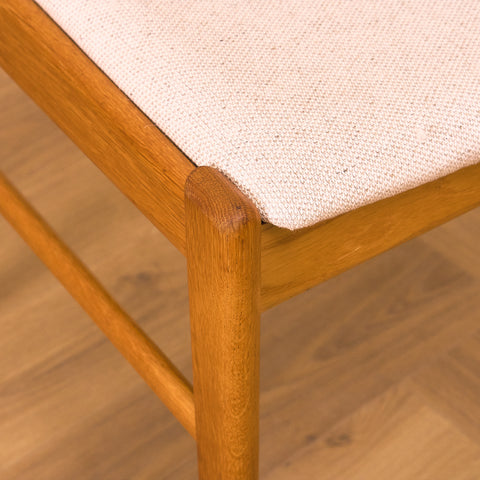 Swedish dining chairs in oak