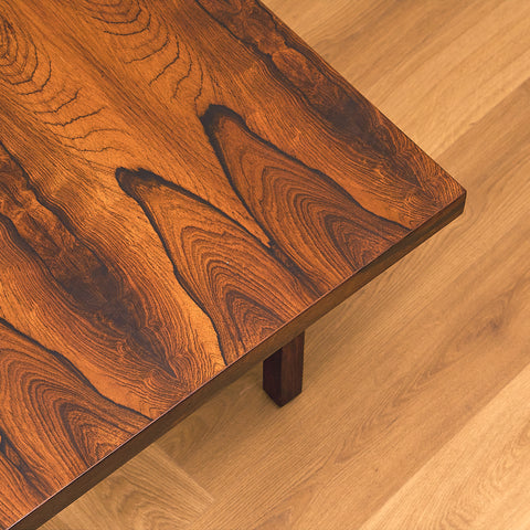 Square Santos Rosewood Coffee Table