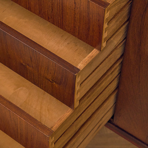 Danish sideboard in Santos rosewood