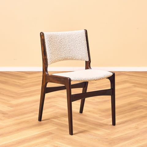 Danish dining chairs in stained beech by Erik Buch for Anderstrup Møbelfabrik, model 89
