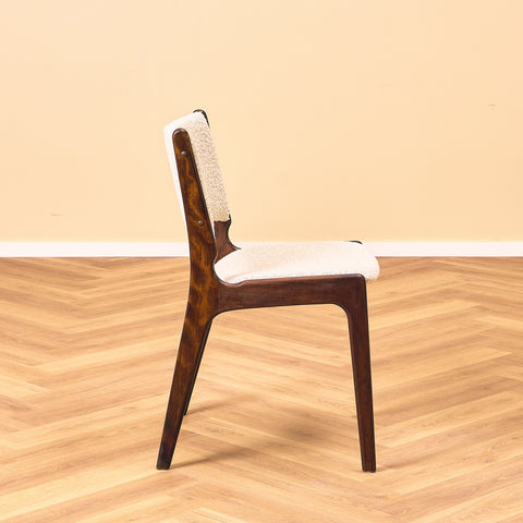 Danish dining chairs in stained beech by Erik Buch for Anderstrup Møbelfabrik, model 89