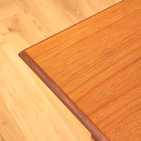Danish coffee table in teak and walnut