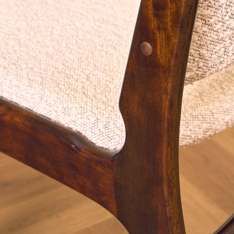 Danish dining chairs in stained beech by Erik Buch for Anderstrup Møbelfabrik, model 89