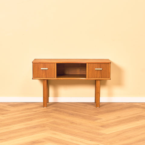 Swedish side table/hall table in teak