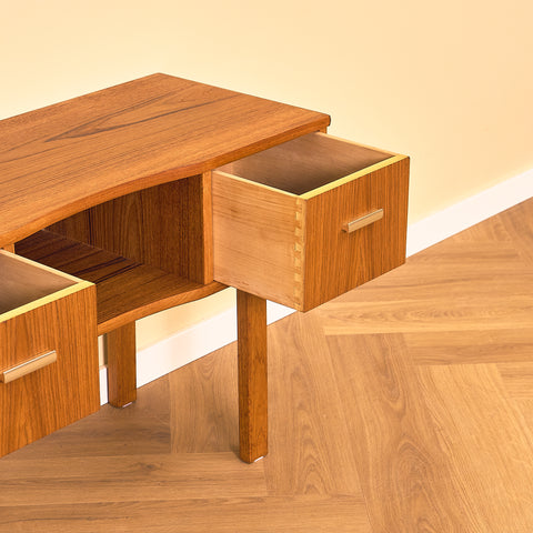 Swedish side table/hall table in teak