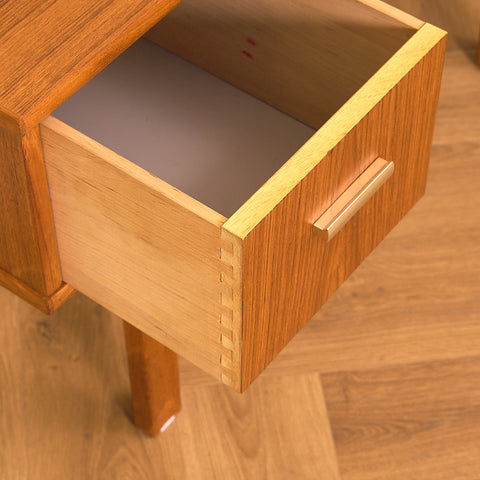 Swedish side table/hall table in teak