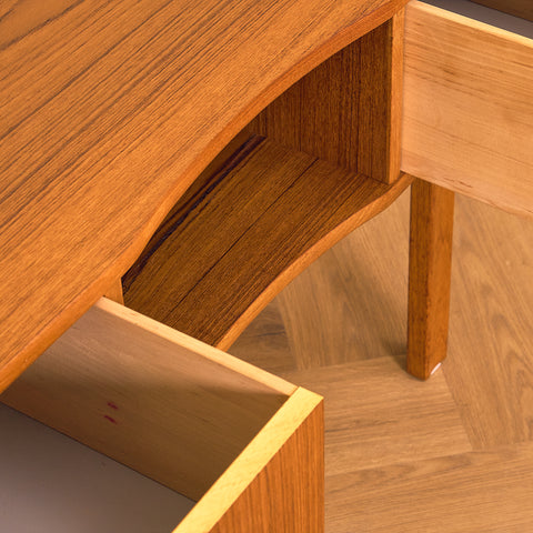Swedish side table/hall table in teak