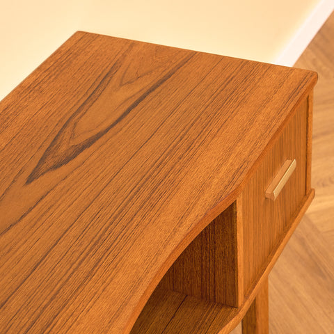 Swedish side table/hall table in teak