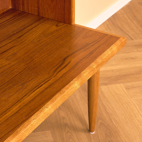 Swedish bookshelf in teak and oak, model 'Abra' by Tabergs Möbler, Smålands