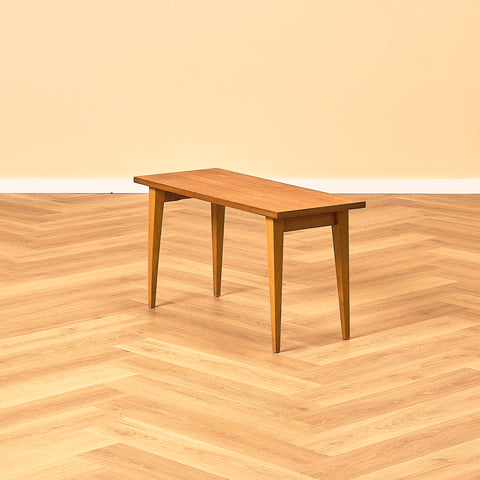 Small Swedish Teak Foldable Side Table