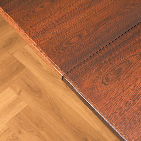 Danish oval dining table in Santos rosewood by Omann Jun
