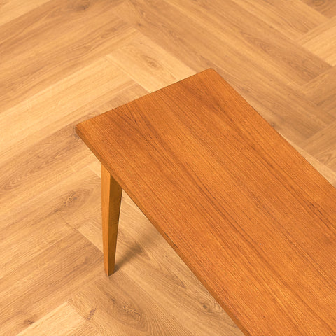 Small Swedish Teak Foldable Side Table