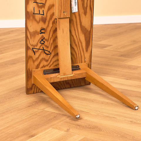 Small Swedish Teak Foldable Side Table