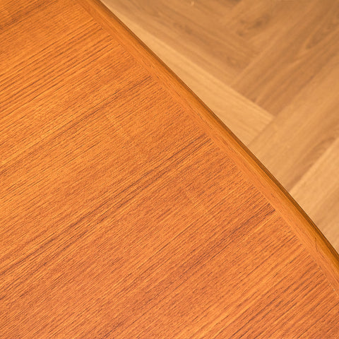Danish oval dining table in teak by Skovmand & Andersen