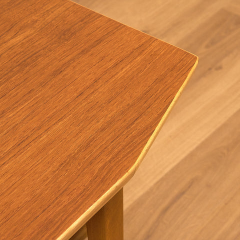 Swedish coffee table in teak and beech by Hugo Troeds