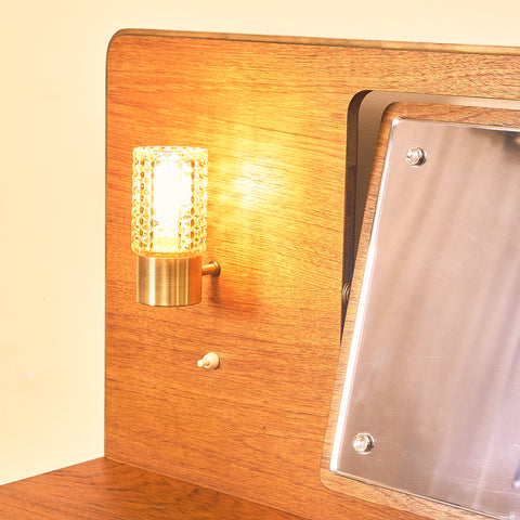 Svensk sminkbord / skrivbord i teak från AB Nybrofabriken, Fröseke