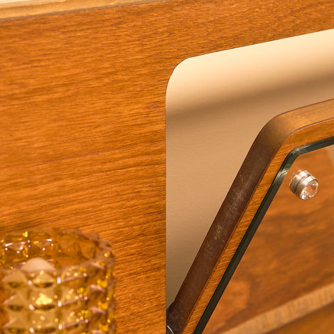 Svensk sminkbord / skrivbord i teak från AB Nybrofabriken, Fröseke