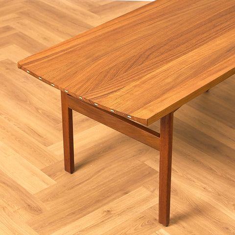 Swedish coffee table in teak by Tove & Edvard Kindt-Larsen for AB Seffle Möbelfabrik