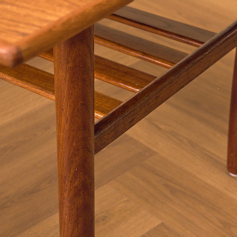 Danish Teak Coffee Table with Extension Leaves