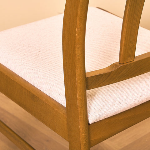 Swedish dining chairs in beech