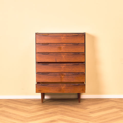 Danish chest of drawers in Santos rosewood