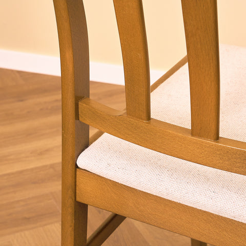 Swedish dining chairs in beech