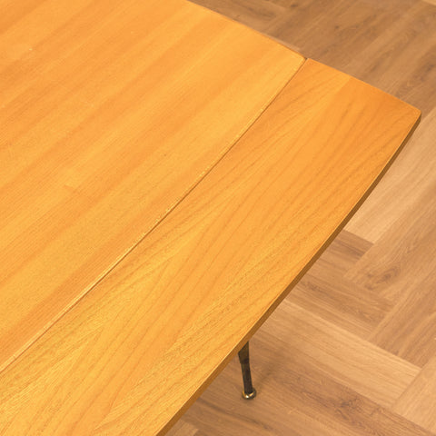 Swedish foldable coffee table in beech