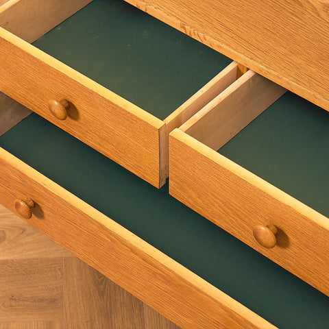 Danish chest of drawers in oak
