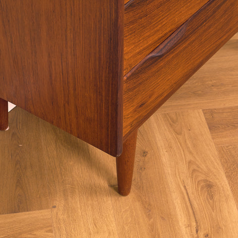 Danish chest of drawers in Santos rosewood