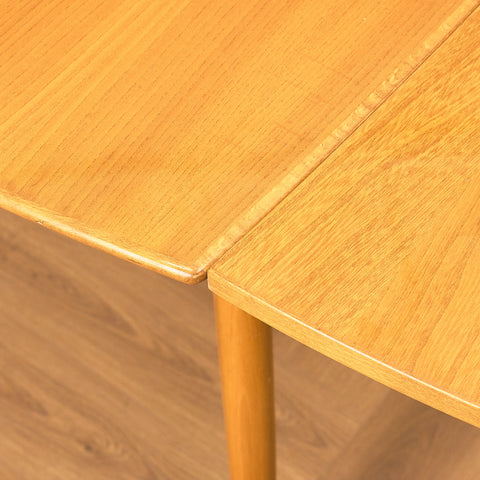 Swedish foldable coffee table in beech