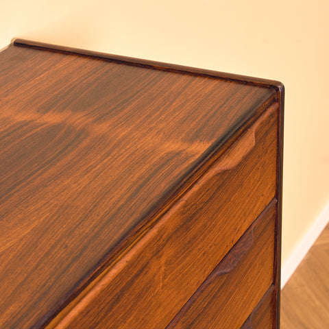 Danish chest of drawers in Santos rosewood