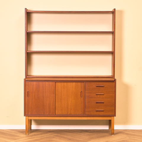 Swedish bookshelf in teak