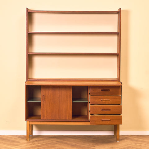 Swedish bookshelf in teak