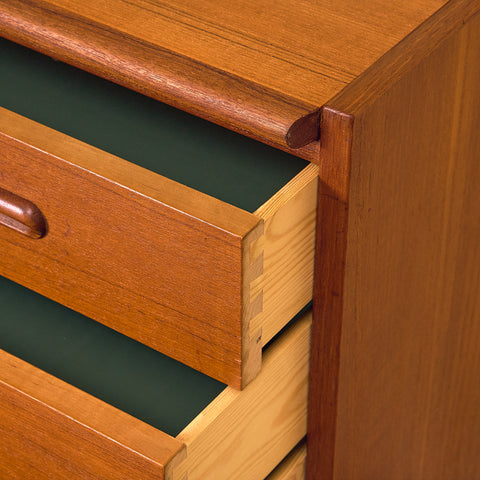 Swedish bookshelf in teak