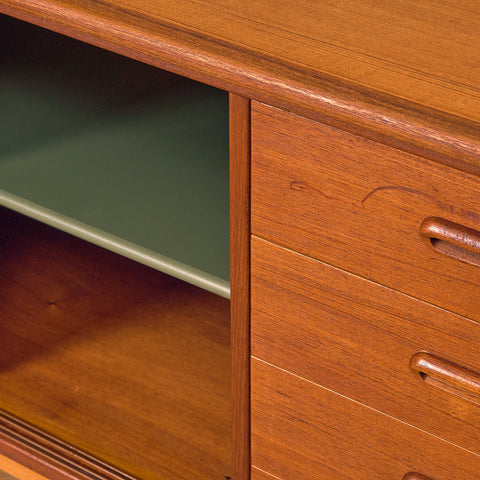 Swedish bookshelf in teak
