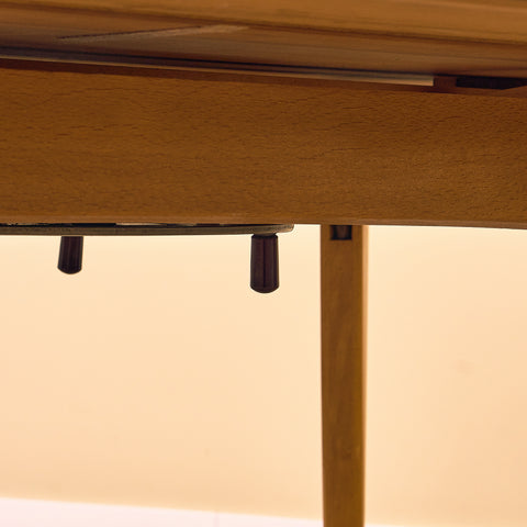 Swedish foldable coffee table in beech