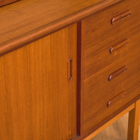 Swedish bookshelf in teak