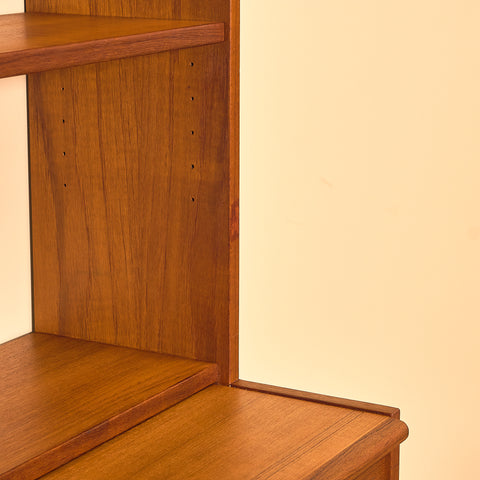 Swedish bookshelf in teak