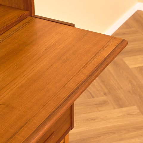 Swedish bookshelf in teak