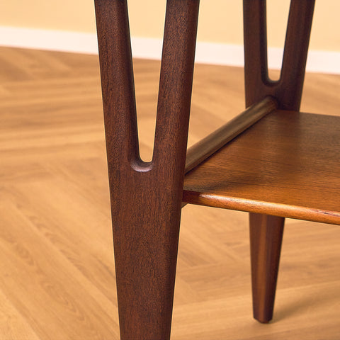Kurt Østervig Teak Coffee Table with Shelf
