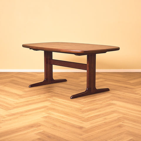Skovby Mahogany Extendable Dining Table