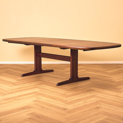 Skovby Mahogany Extendable Dining Table