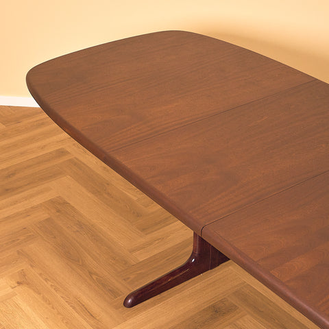 Skovby Mahogany Extendable Dining Table