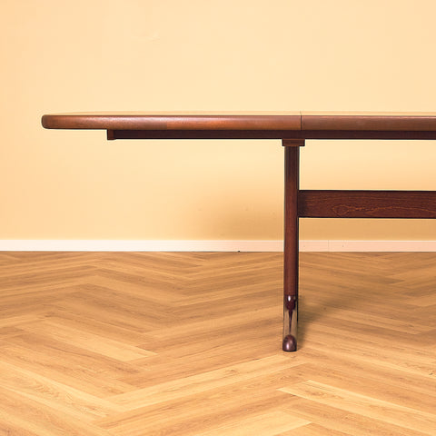 Skovby Mahogany Extendable Dining Table