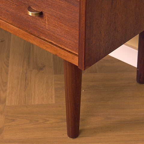 Danish chest of drawers in teak